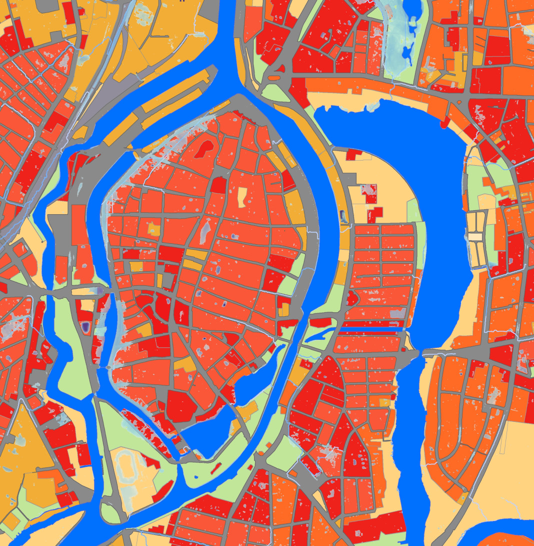 Grafik: Senkenkarte Altstadt Lübeck