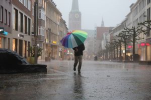 Starkregen in Lübeck