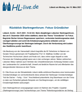 screenshot HL-live Starkregenforum